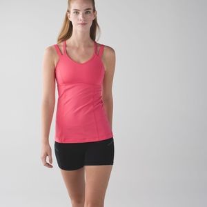 Lululemon Happy Strappy Tank Top in Pink Lemonade